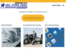Tablet Screenshot of allstartaxi.ca